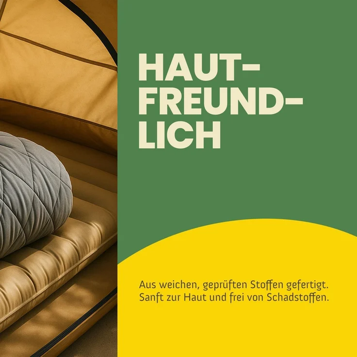 Reise Bettenset 2-tlg. Hellgrau – Bild 4