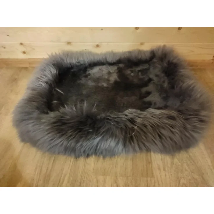 Provellus Tierbett aus Schaffell, Hellbraun, S (40x30 cm) – Bild 6