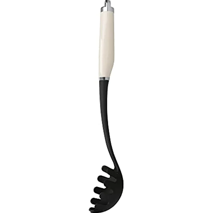 KitchenAid Pasta-Servierlöffel, Hitzeresistent, Antihaftbeschichtung, Spaghettilöffel – Almond Creme – Bild 3