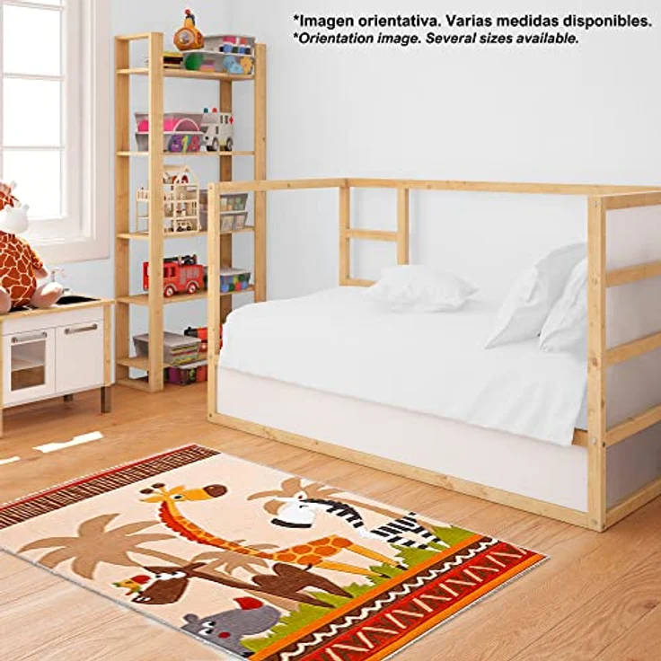 TheJungle mehrfarbig bedruckter Polyesterteppich 100x150 cm – Bild 9