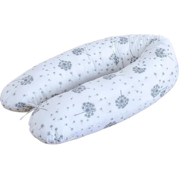 Loolay Seitenschläferkissen M/ L oder L/ XL Schwangerschaftskissen Stillkissen Schlafen Kissen, M/ L oder L/ XL Lagerungskissen + 100% Baumwolle Bezug 170 und 190 cm, Standard & X-LARGE Kissen SUPER Geschenk für Schwangern Seitenschläfer, LOOLAY® - 100... – Bild 1