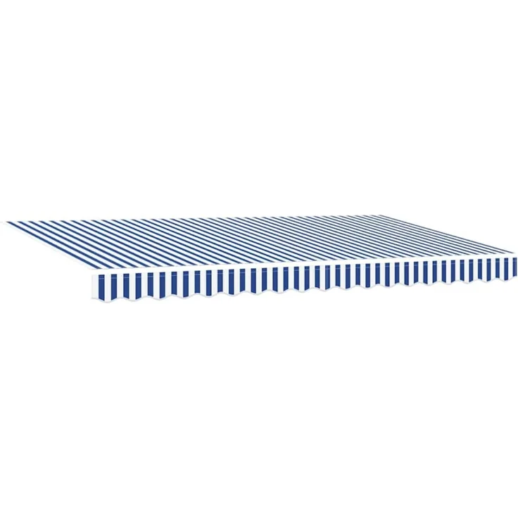 vidaXL Markisenrahmen Blau und Weiß 350 x 200 cm 3329620 – Bild 3