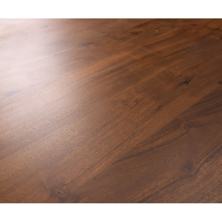 Esstisch Edge 300x100 XL Akazie Braun Troa Metall Effektfinish Titan Live-Edge – Bild 3
