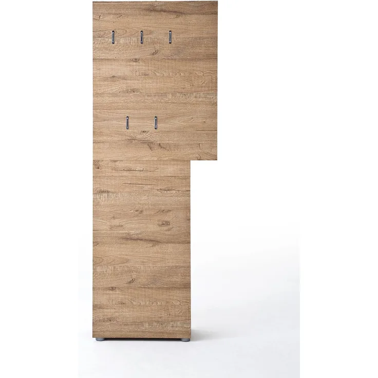 Garderobenpaneel VICENZA Garderobe Paneel in Eiche natur