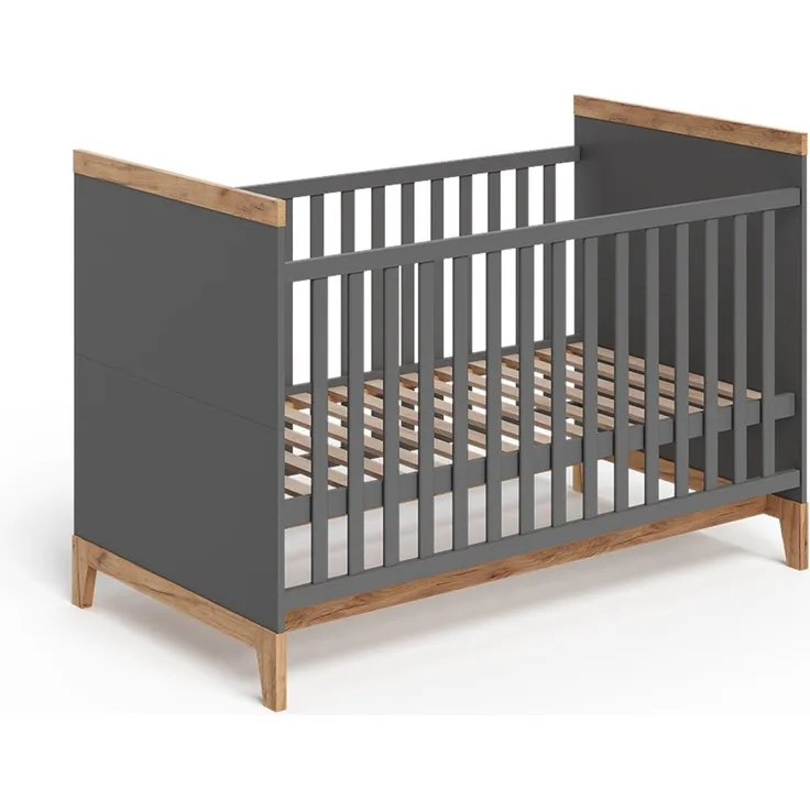 Babybett Malia Grau/Artisan 70x140 cm Vitalispa