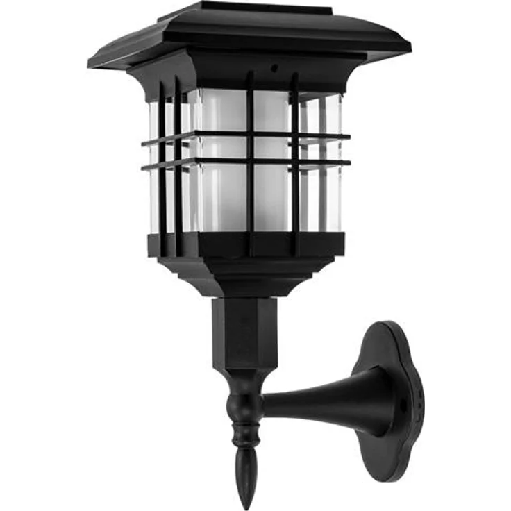 IC Gardenworld LED Laterne 4 in 1 Solar Gartenlaterne mit LED-Licht im Flammeneffekt-Design, LED fest integriert, warm-weiß im Flammeneffekt, zum Stecken, Hängen oder Hinstellen, einfache Montage, kabellos – Bild 5