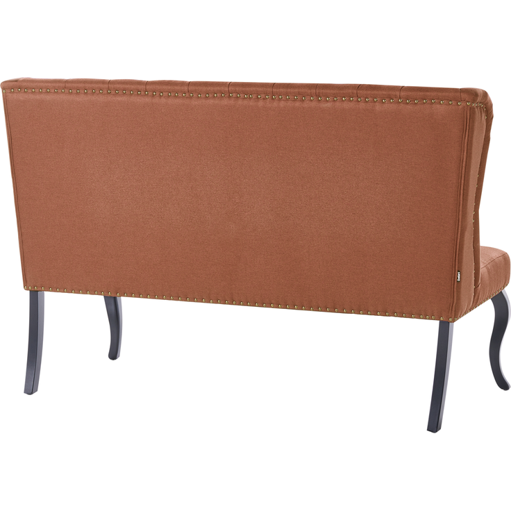 Polsterbank 2-Sitzer TORSBY Stoff Goldbraun – Bild 5