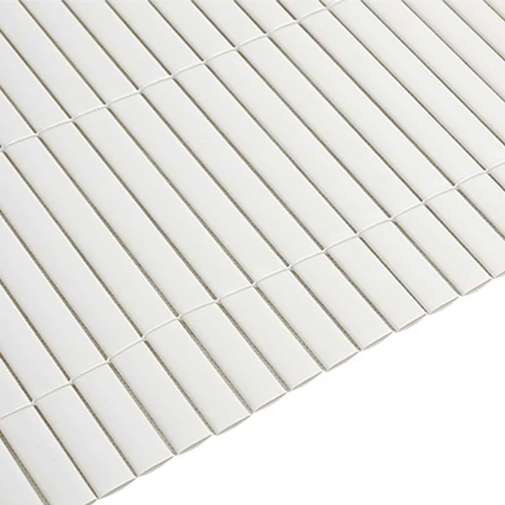 vidaXL Gartenzaun Doppelseitig Weiß 1,8x5 m PVC 42002623 – Bild 7