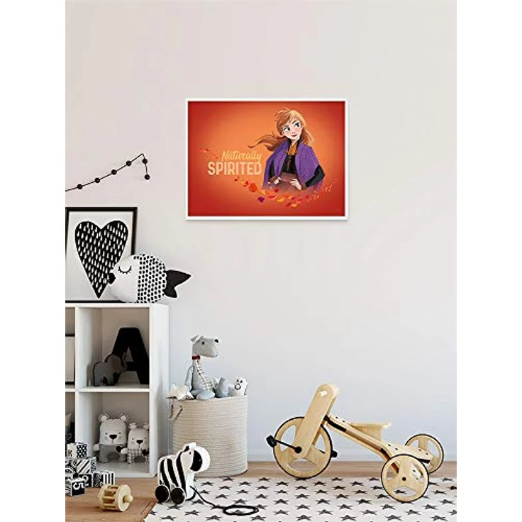Komar Disney Wandbild Frozen 2 Anna Autumn Spirit, Kunstdruck 70 x 50 cm, ohne Rahmen, für Kinderzimmer und Babyzimmer, hochwertige Druckqualität, Made in Germany – Bild 2
