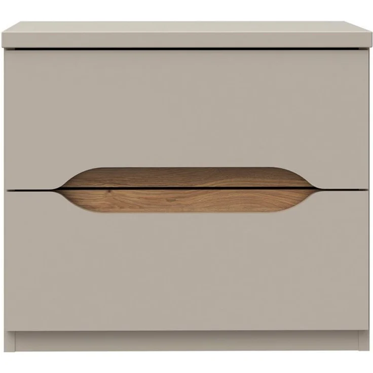 FORTE Nachtkommode, B/H/T 50,4/44,3/41,5 cm Nako ohne Griffe – Bild 4