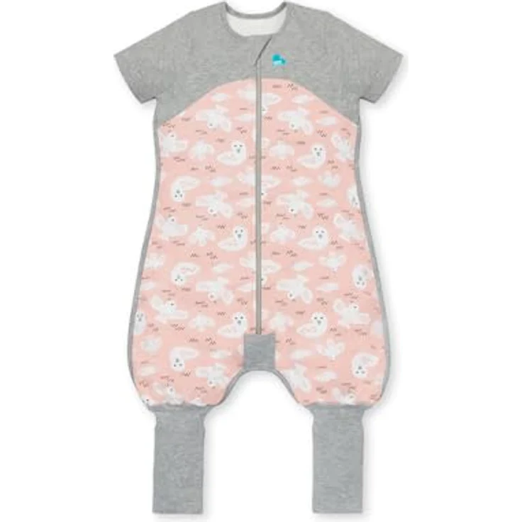 Love To Dream Schlafsack mit Füßen, 24-36 Monate, idealer Stoff für milde Temperaturen (18-24°C), statt Bettdecke, Schlafanzug Baby Winter, Babyschlafsack, Rosa – Bild 2