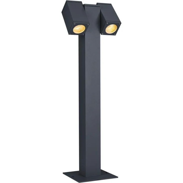 SLV Leuchte 1002871 THEO PATHLIGHT double QPAR51 Outdoor Stehleuchte anthrazit