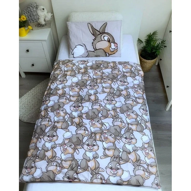 Bambi Baby Bettwäsche Disney Klopfer 100x135 cm 100% Baumwolle – Bild 2