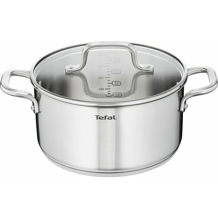 Tefal Virtuoso Topfset, 7-tlg, Kochtopf, Topf, Stielkasserolle, Induktionsgeeignet, Edelstahl, E492S7 – Bild 7