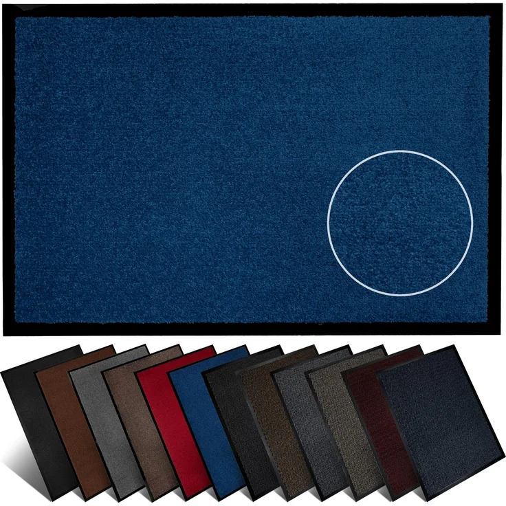 Furni24 Fußmatte - Blau, 60 x 90 cm – Bild 1