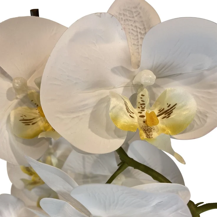 Künstliche Orchidee weiß 76 cm – Bild 2
