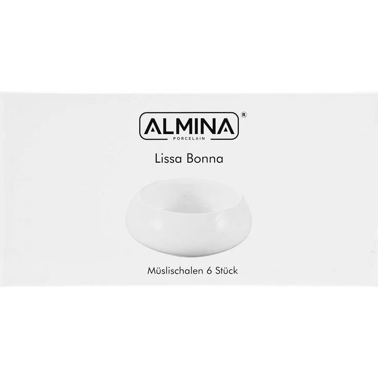 Lissa Bonna 6er-Set Müslischalen aus hochwertigem Porzellan - 12 x 4,5 cm – Bild 5