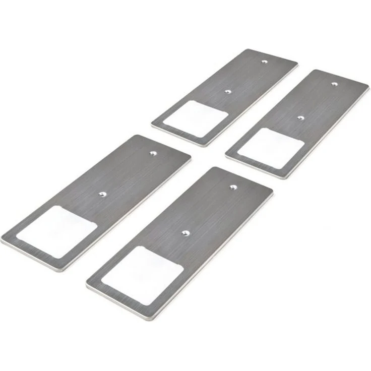 kalb LED Unterbauleuchte LED Unterbauleuchten Edelstahl gebürstet 5W - Küchenleuchte, 4er Set neutralweiß, neutralweiß – Bild 4