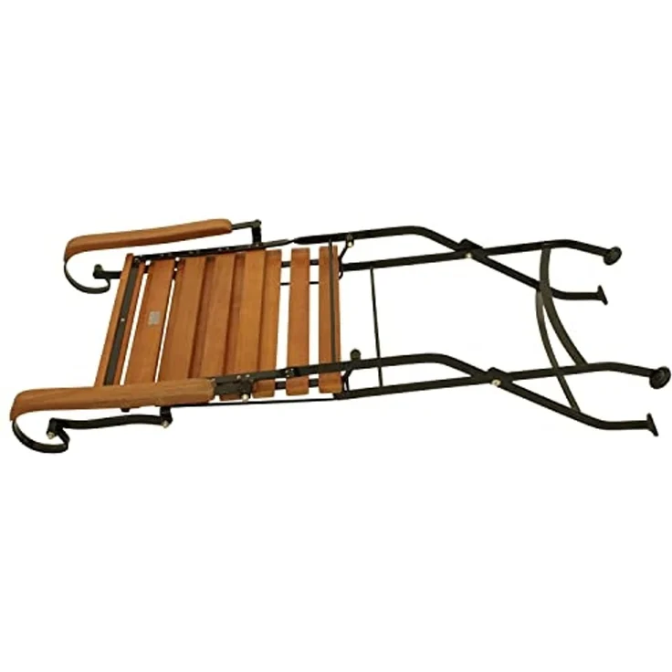 DEGAMO Garten-Essgruppe HOFGARTEN, (3-tlg), 2x Sessel, 1x Tisch rund 75cm, Stahl schwarz, Eukalyptus – Bild 3