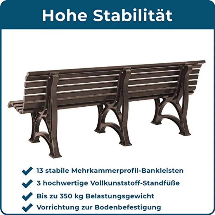 Blome Gartenbank, Borkum 4-Sitzer Länge – Bild 4