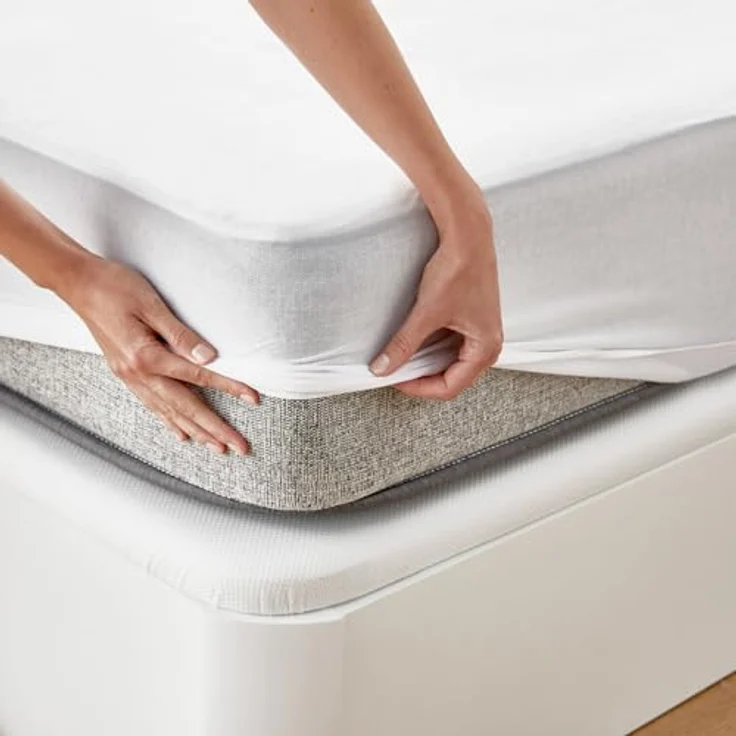 Pikolin Home PP203 Matratzenschoner, 80% Coton-20% Polyester, WeiB, Kissen 105-105x190/200 cm – Bild 5