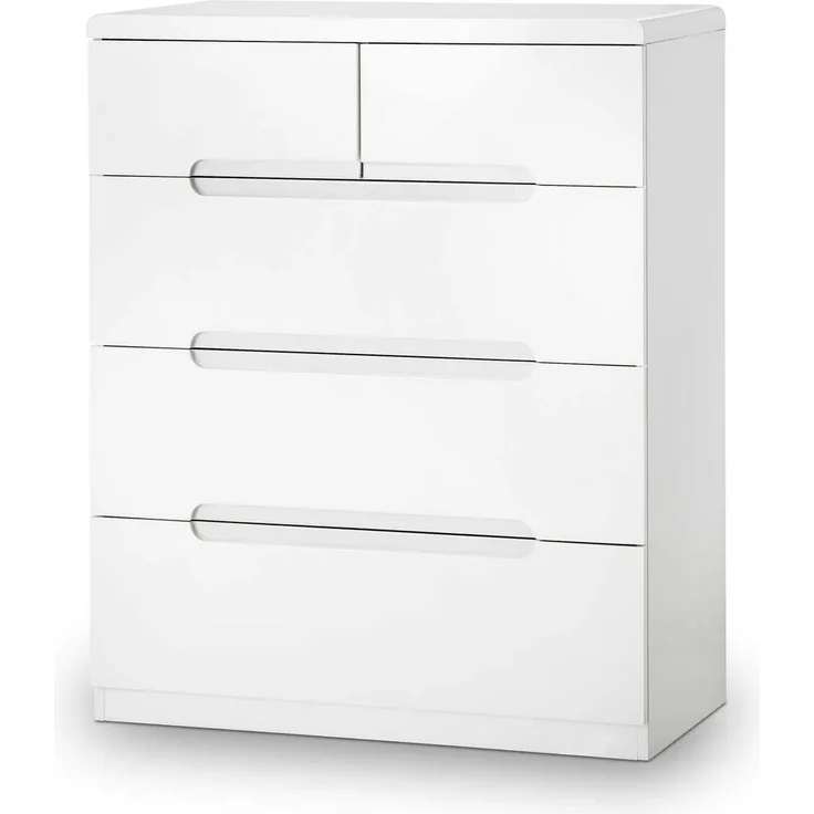 Julian Bowen Manhattan Kommode mit 3+2 Schubladen, Weiß