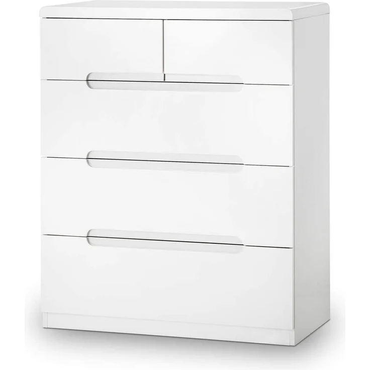 Julian Bowen Manhattan Kommode mit 3+2 Schubladen, Weiß