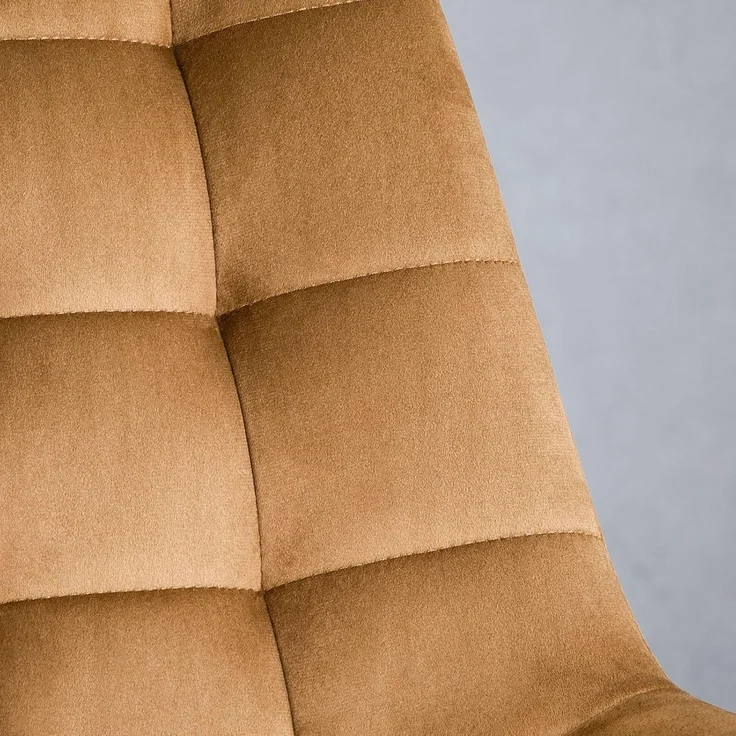 IDIMEX Drehstuhl ALISON, Bürostuhl Schreibtischstuhl höhenverstellbar modern mit Rollen gold – Bild 3