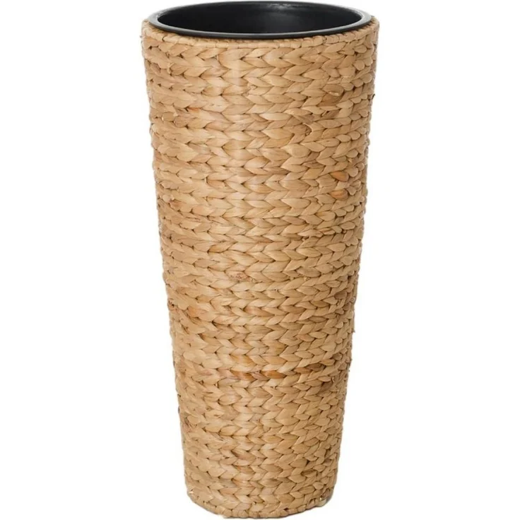 VIVANNO Pflanzkübel Pflanzkübel Blumenkübel Wasserhyazinthe "Classic Round", Natur – Bild 5