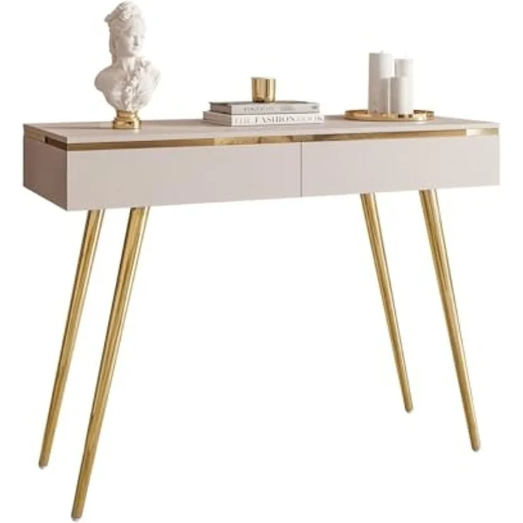Lookway Konsolentisch AURORA-S Konsole mit Schubladen Kaschmir Stehend