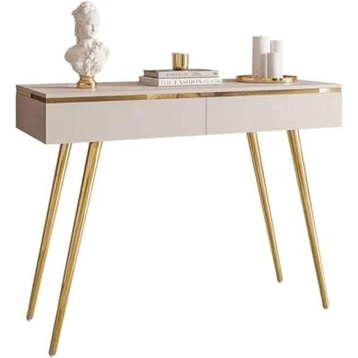 Lookway Konsolentisch AURORA-S Konsole mit Schubladen Kaschmir Stehend – Bild 1