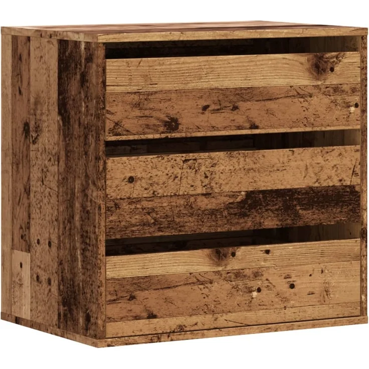 vidaXL Kommode Altholz-Optik 60x41x58 cm Holzwerkstoff 852850 – Bild 2