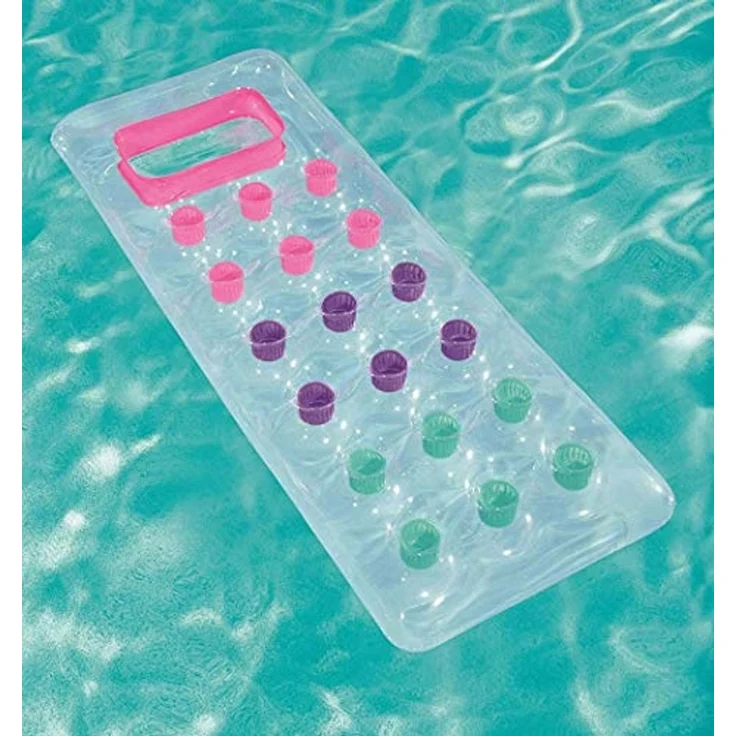 Bestway 43040 Solar Luftmatratze mit Sichtfenster (188 x 71 cm / 2er Pack, Transparent) – Bild 5