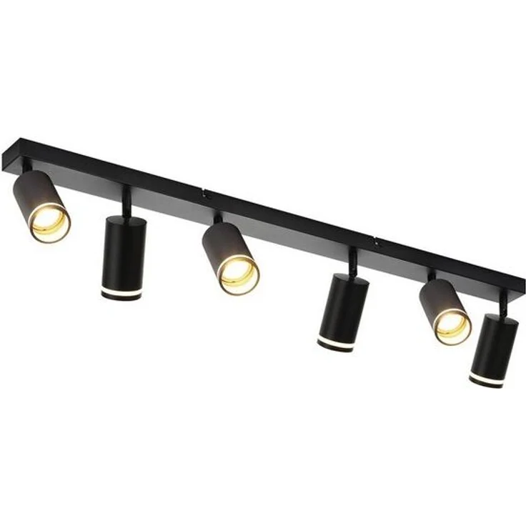 Nettlife Deckenstrahler Schwarz Schwenkbar Modern Wandstrahler Innen Metall Deckenlampe GU10, Schwenkbar 355°, ohne Leuchtmittel, für Flur Wohnzimmer Küche Schlafzimmer – Bild 4