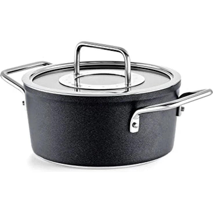 Fissler Topf-Set Adamant®, Aluminium (Set, 3-tlg, Kochtopf 20 + Bratentopf 24 + Stielkasserolle 18cm oD), Made in Germany – Bild 6