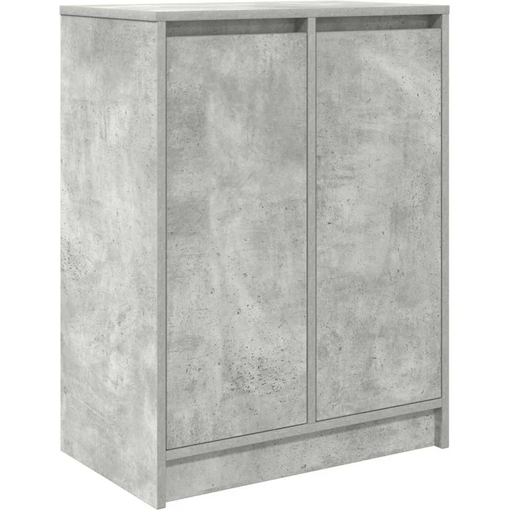 vidaXL Schuhschrank Betongrau 57x34x76 cm Holzwerkstoff 861871 – Bild 2
