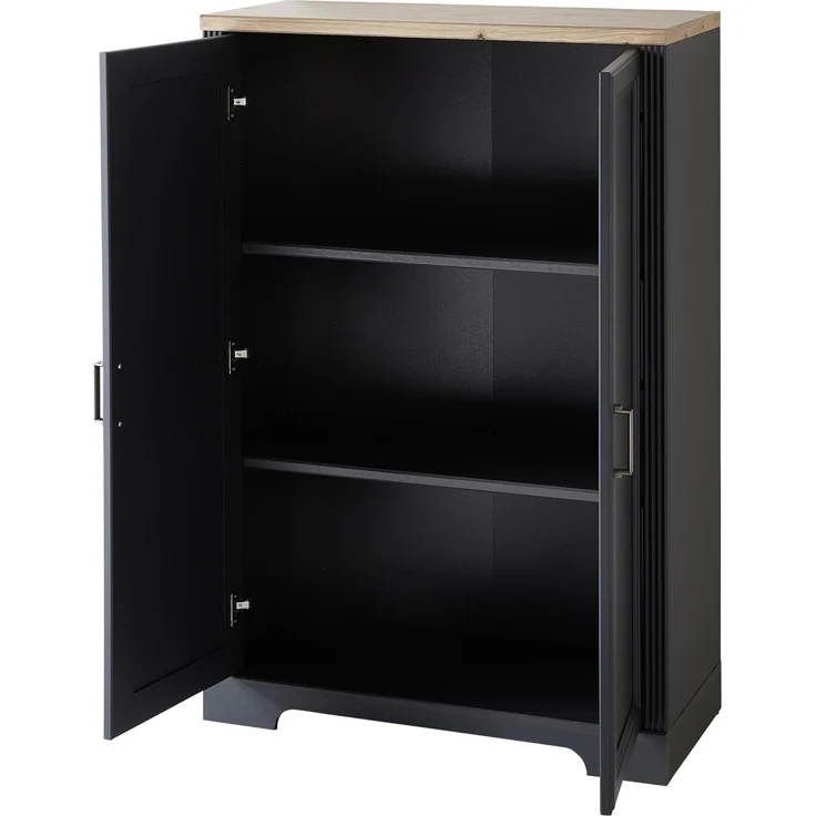 Stauraumelement Büro Kommode JASMIN 11 Graphit Artisan Eiche – Bild 2