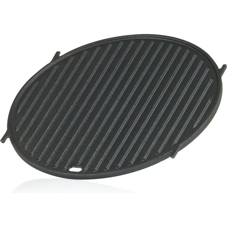 BBQ-Toro Grillplatte Gusseisen Grillplatte Ø 30 cm, Plancha Grillplatte für für Weber GBS, Kann direkt genutzt werden – Bild 5
