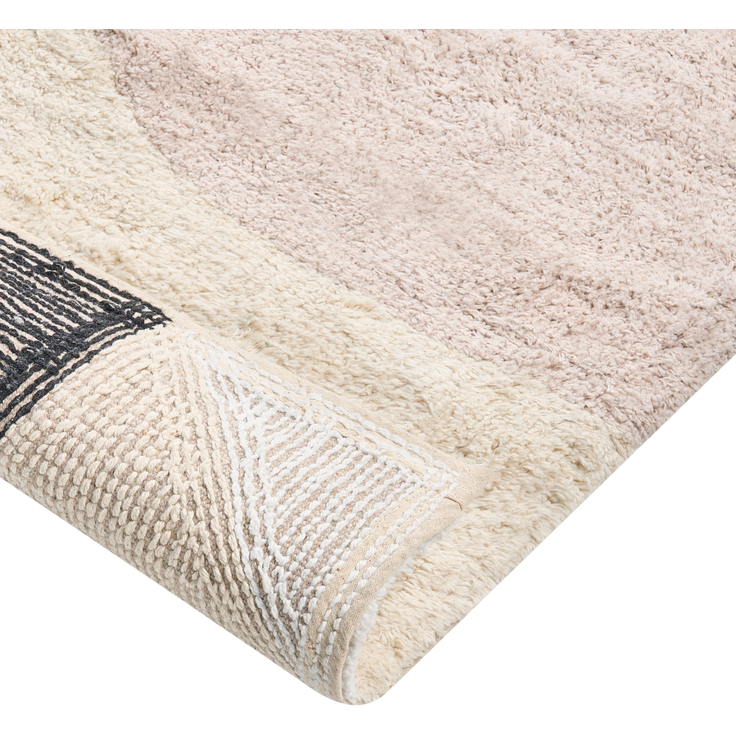 Badematte SANOLI Beige 60 x 90 cm Baumwolle – Bild 5