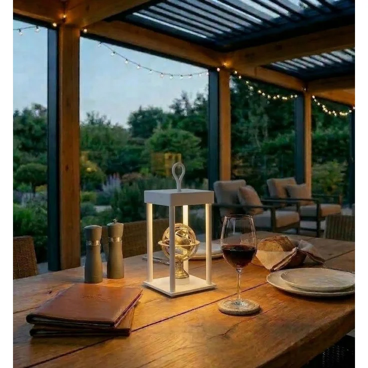 Coen Bakker Deco BV LED Außen-Tischleuchte Touch Tischlampe dimmbar mit Akku, In-/Outdoor, Touch-Funktion, LED fest verbaut, Kaltweiß, Warmweiß, Tageslichtweiß – Bild 4