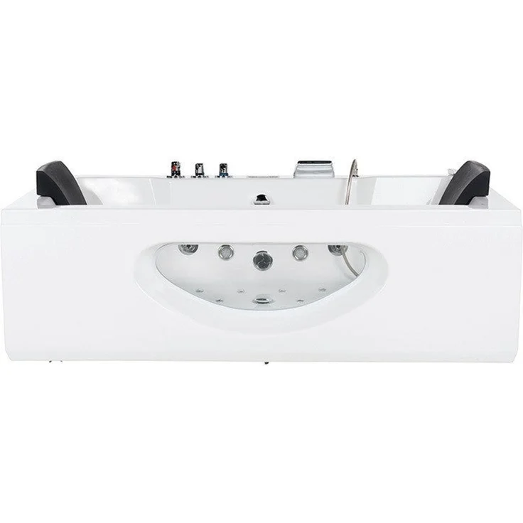 XXL Luxus LED Whirlpool Badewanne 180 x 90 x 55 +Heizung+Ozon+ Radio +Lichtherapie – Bild 2
