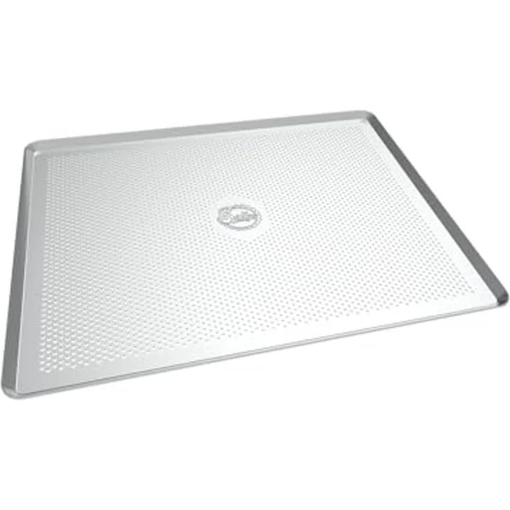 Sallys Backblech aus unbeschichtetes Aluminium, hitzebeständig bis 250 °C, Aluminium, Perforiertes Design – Bild 2