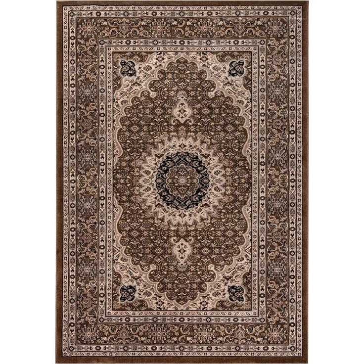 Vimoda Orientteppich Orientteppich Teppich Wohnzimmer Beibe Braun in bester Qualität, Rechteckig, Höhe: 11 mm, Läufer Orient Stil Ornament mit authentischem Charm, dick dicht