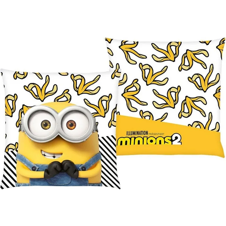 Herding Dekokissen Banana Bob Minions 40 x 40 cm Kinder Deko-Kissen Kuschelkissen