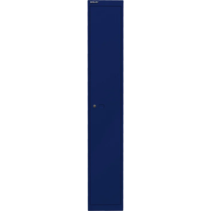 Bisley Garderobenschrank Office, 1 Abteil, 1 Fach, T 305 mm, Farbe oxfordblau – Bild 1
