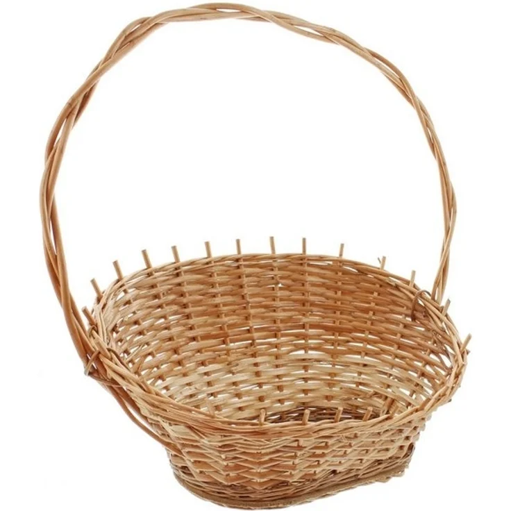 Präsentkorb Natur Aufbewahrungskorb Schale Geschenkkorb Korb Flechtkorb 45cm – Bild 2