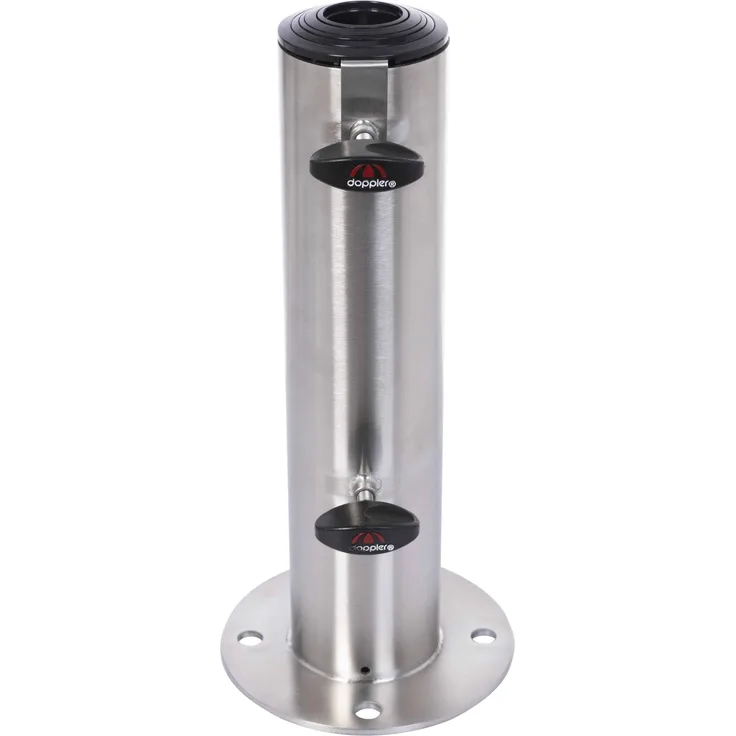 Standrohr für Granitplatte 140 kg und für Granitplatte rollbar und Bodenanker universal