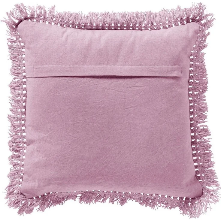Dutch Decor Kissenhülle Uni 'Jonna' 45x45 cm, Mit Fransen – Bild 2