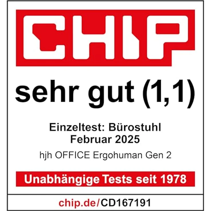 hjh OFFICE Bürostuhl ergonomisch ERGOHUMAN Ultra L GEN2 Originales Design, Bürosessel mit Flexibler Lendenwirbelstütze, Leder, Schwarz – Bild 9
