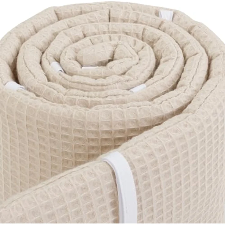 babybay Nestchen Mesh-Waffelpiqué passend für Modell Original, sand – Bild 3